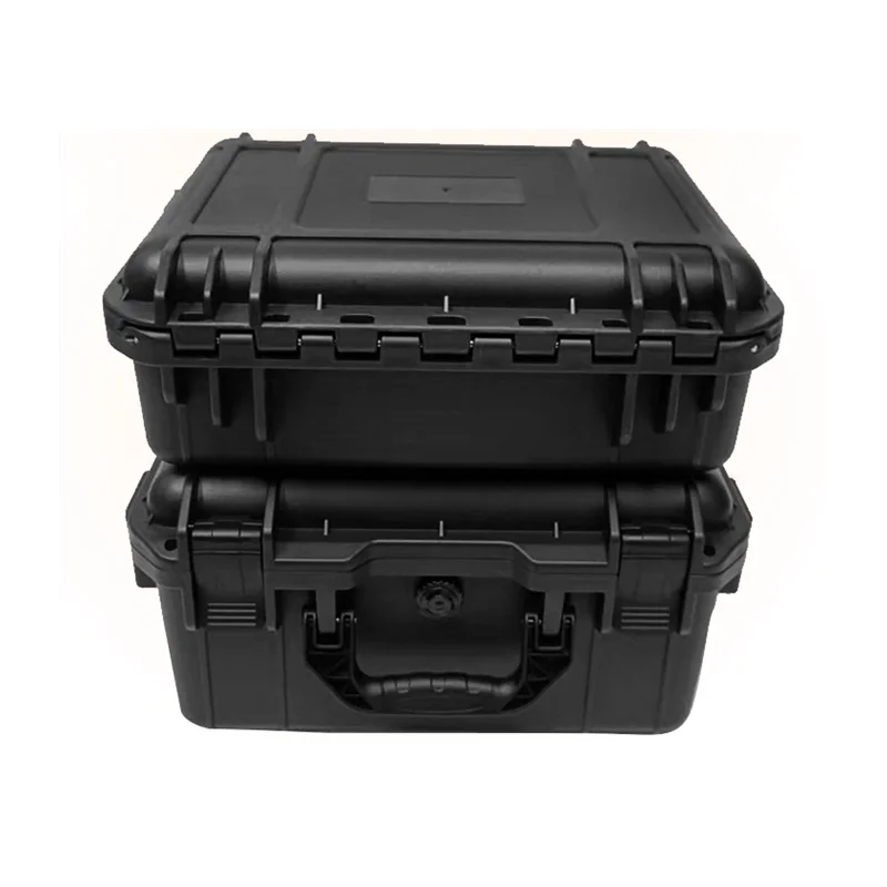 287*220*152mm Rigid Plastic Tool Box Waterproof Shockproof Storage Box Pre-cut Foam Electrician Working Suitcase Tool Box
