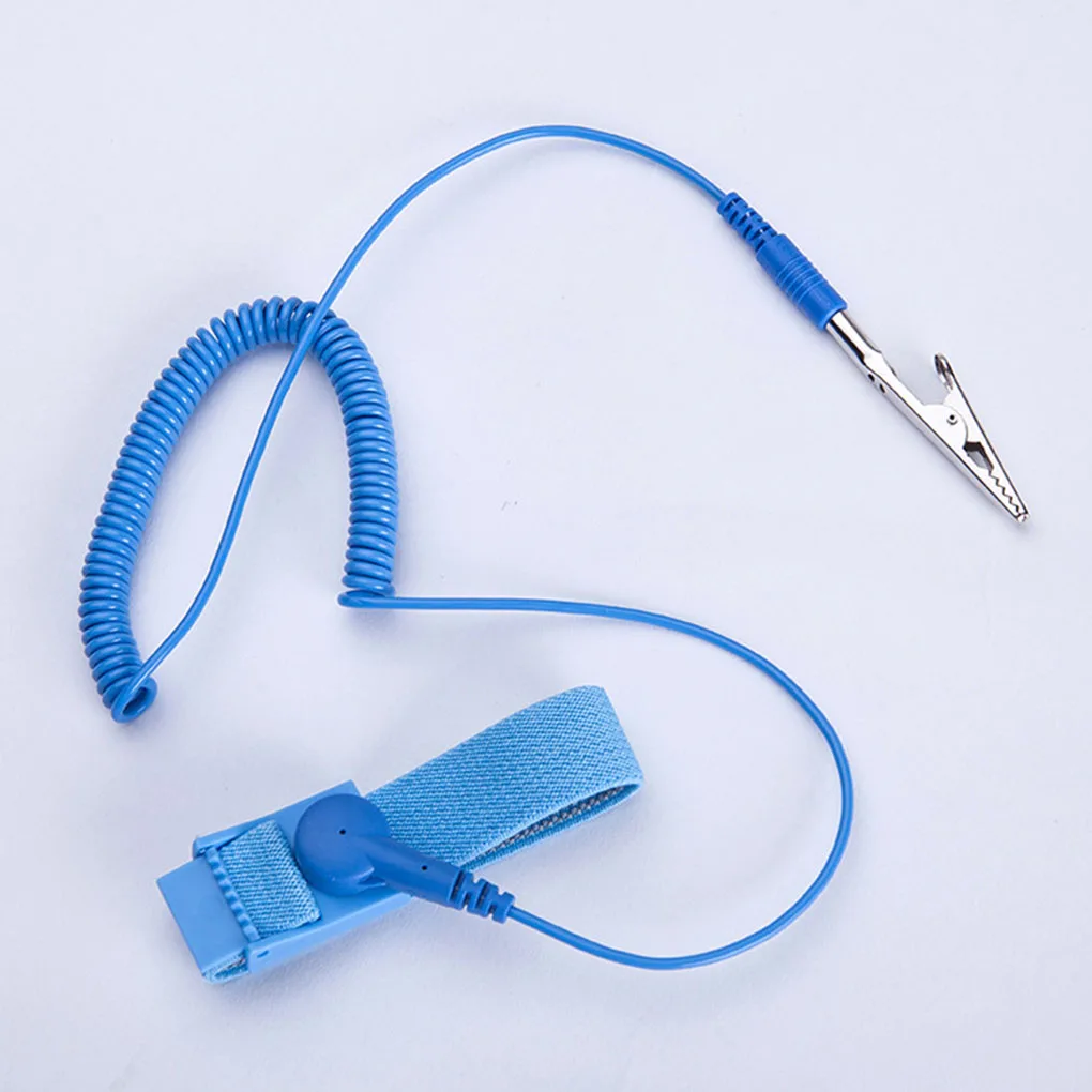 Anti-Static Band Wrist Strap Lightweight Discharge Cable Bracelet with Grounding Wire Spare Wristband Power Tool Parts