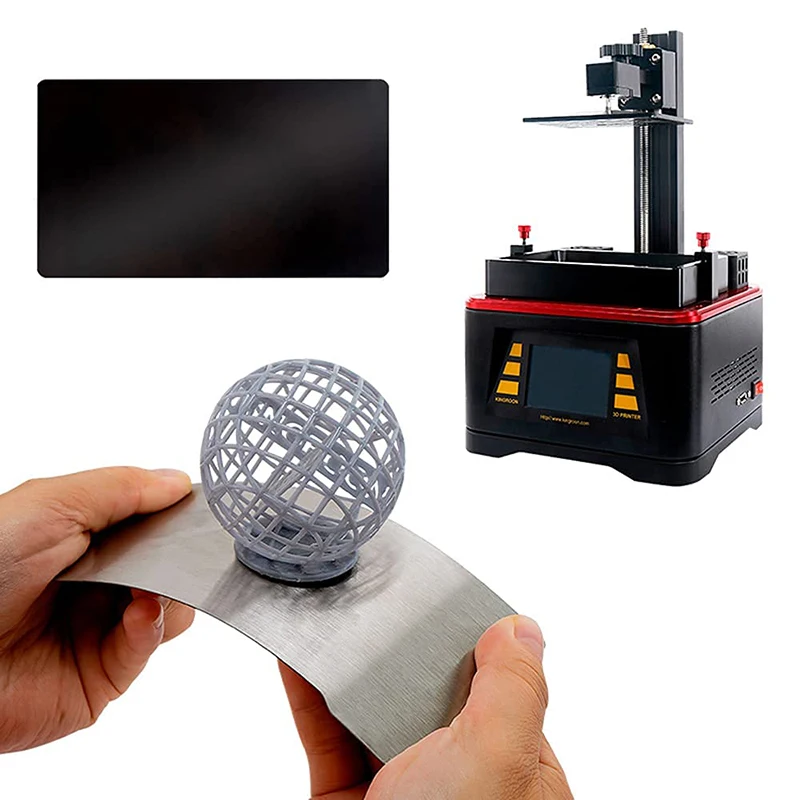 Resin Spring Steel ENERGETIC Sheet Flexible Build Plate 160X95mm Magnetic ddmysmile Base For Anycubic Mono 2 SLA Resin LCD Printing Smile