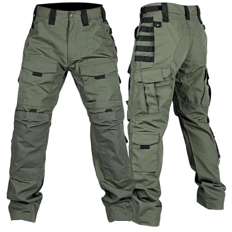 Men's Pants Multi-Pocket Wearable Hunting Cargo Pants Military Special Forces Combat Pants Outdoor Hiking Casual Pants