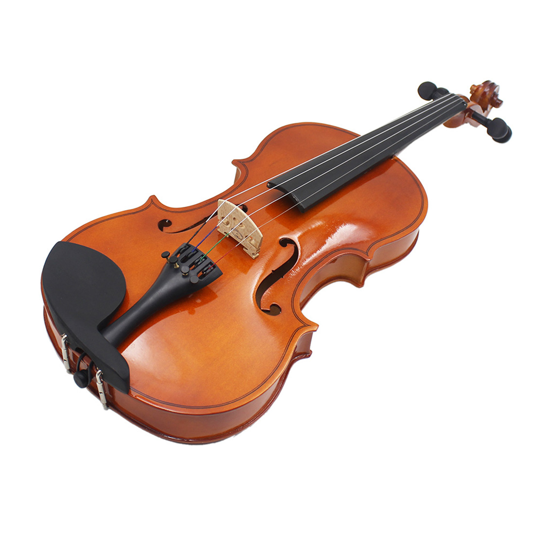 4/4 3/4 1/2 1/8 Acoustic Violin Color Natural / Black Fiddle For Violin Beginner With Case & Bow