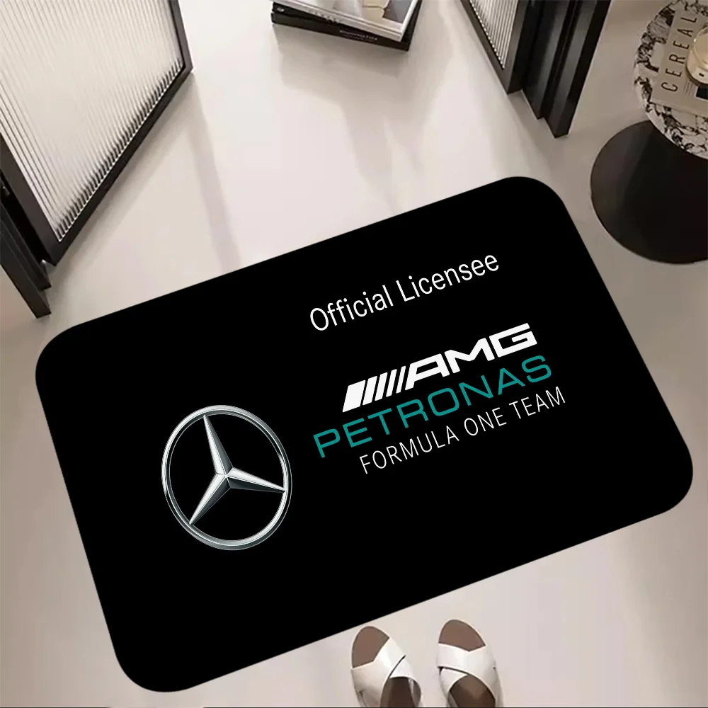 Door Mat Mercedes-Benzs Doormat Kitchen Carpet Balcony Floor Mats Rugs Super Absorbent Bathroom Rug Foot Entrance 2025 Bath new Room Home