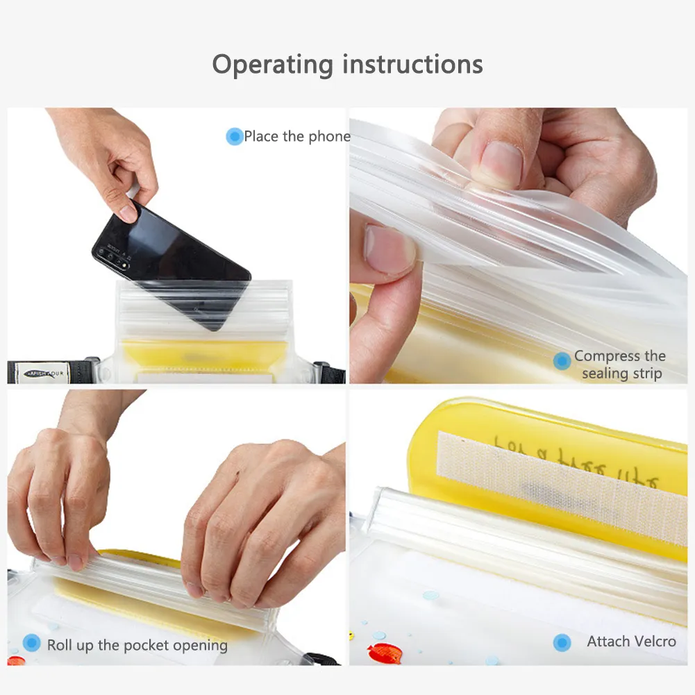 Waterproof Sealing Drift Diving Swimming Waist Bag Skiing Snowboard Underwater 2025 Dry Shoulder new Bag for Boat Park Phone Holder