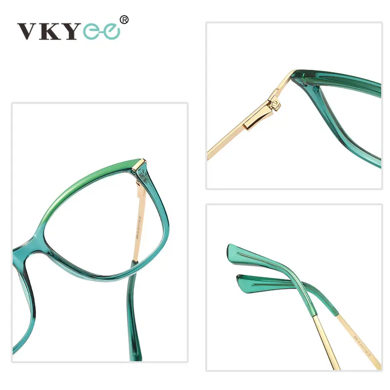 VICKY Cat Eye 2025 Anti-Blue Light Blocking Reading Glasses new Women Computer TR Alloy Lightweight Eyeglasses PFD2036