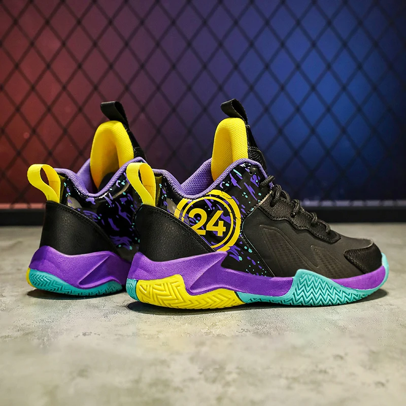 Sport Kids Sneakers Boys Casual Shoes For Children Sneakers Kids Shoes Basketball Footwear Leather Anti-slippery Trainers 2023