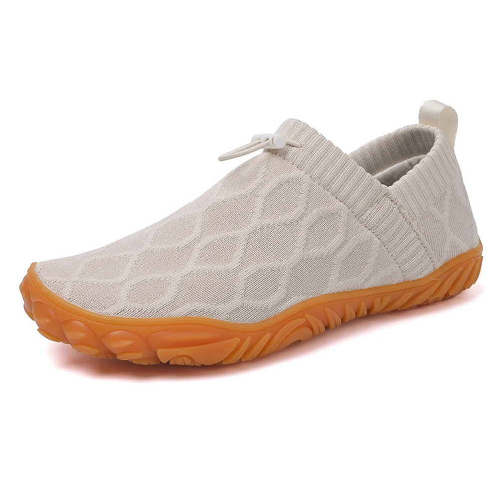 Mens Barefoot Shoes Anti Slip Slip-On Shoes Wear-resistant Breathable Walking Shoes Lightweight for Outdoor Travel