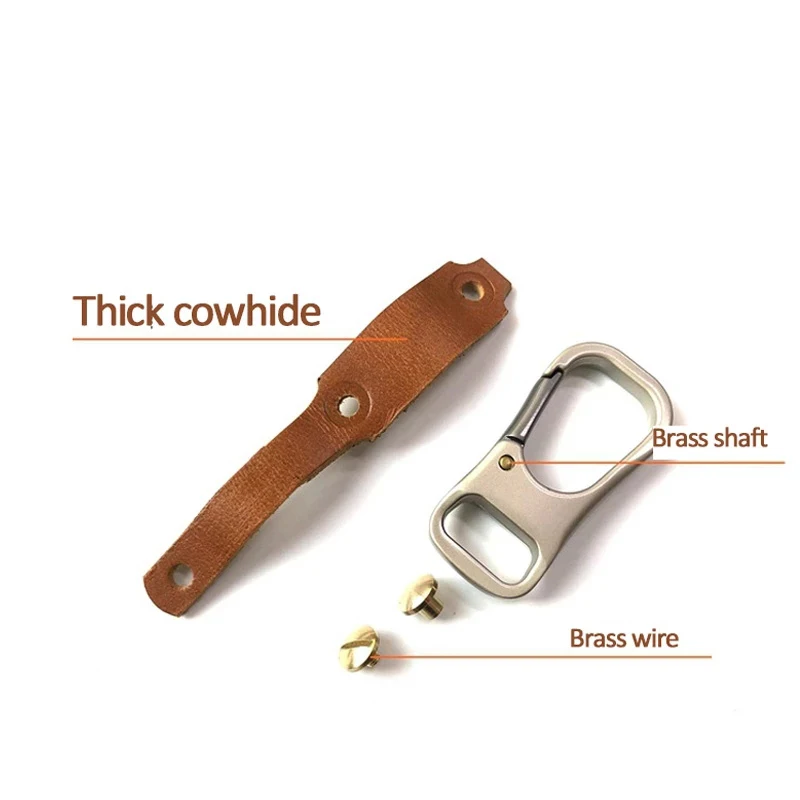 Handmade Genuine Leather Key Smart Wallet DIY Car Keychain Key Holder Keys Organizer High Quality Charms Keychain Accessories