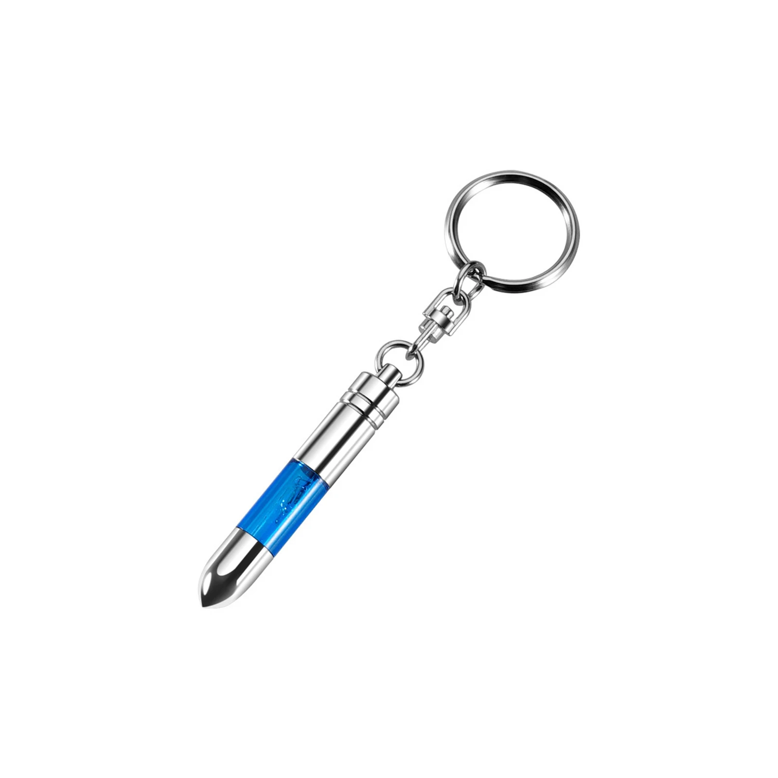 1~10PCS Anti-Static Keychain Car Body Static Eliminator Discharger High-Voltage Portable Key Ring with LED Light Interior
