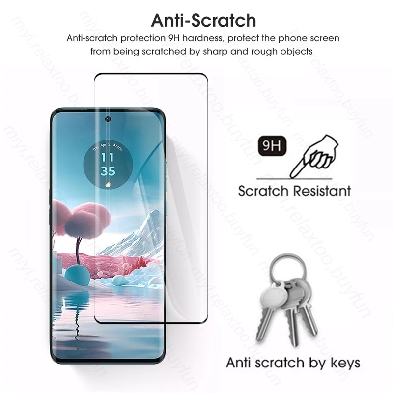 4 In 1 Camera Lens Screen Protector Tempered Glass Case Cover For Motorola Edge40 Edge 40 Neo Pro 5G Protective Glass Edge40Neo