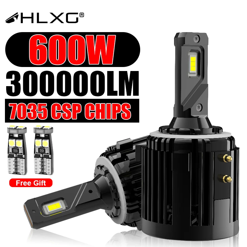 H7 Led Canbus H15 LED For volkswagen 300000LM High Beam DRL Day Running Lights 600W Car Auto LED Headlight Bulb For Audi Golf VW
