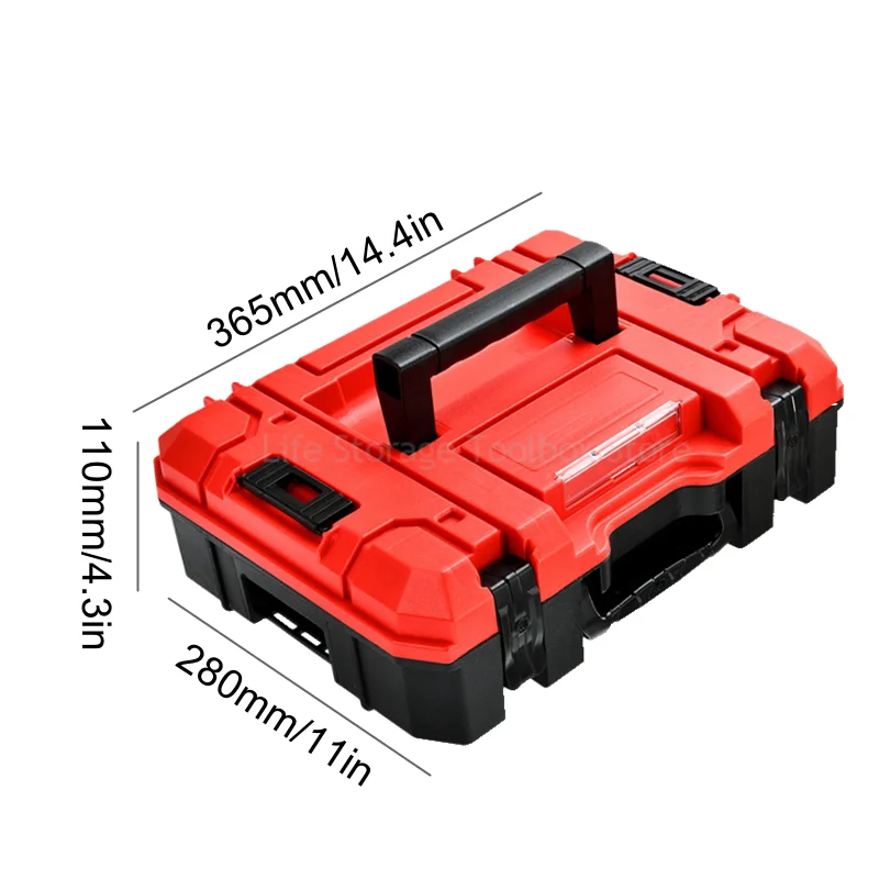 Stackable Tool Box Organizer Box Hardware Parts Storage Box Portable Composable Tool Box Hard Case Electrician Drill Toolbox