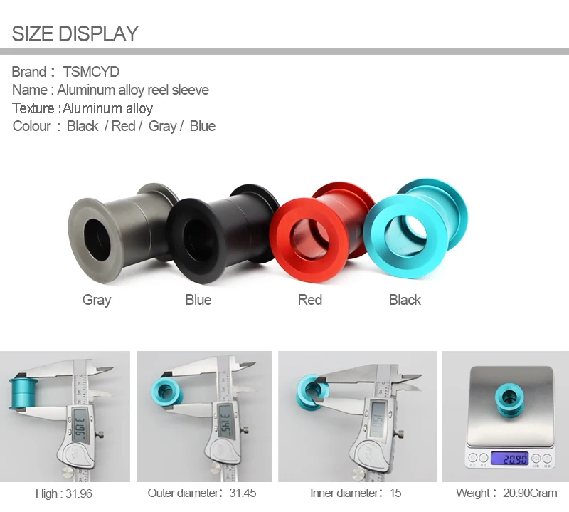 5 Colors bcd Diving Aluminum Alloy Reel Sleeve Ring SMB Diving Quick release Ring dive snorkeling Equipment