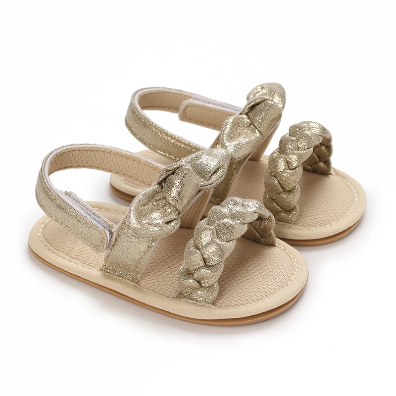 0-18 Months Baby Girl Summer Sandals Cute 2025 Bow Non-Slip Rubber Sole Infant Babies new Kids First Walkers Sandals 4 Colors