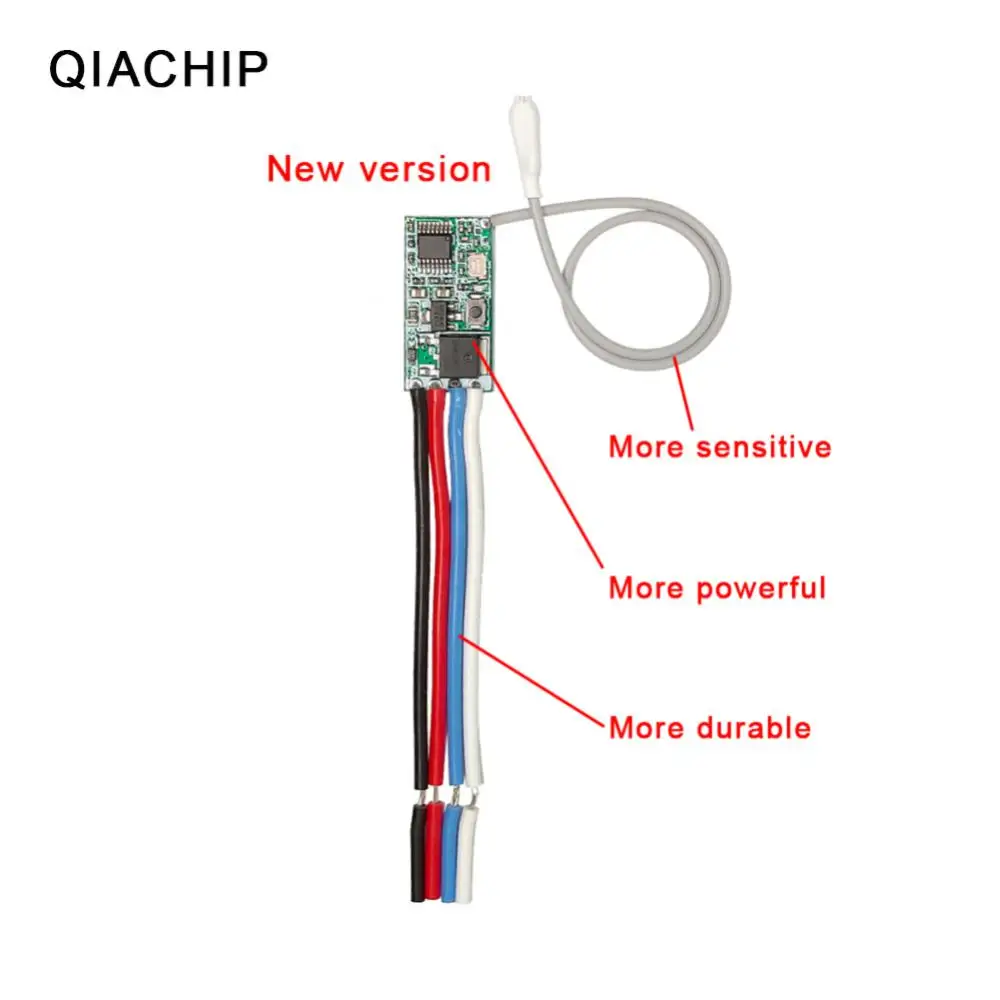 1~10PCS Micro Module Led Light Controller Universal 433 Mhz Remote Control Switch Light Switch Dc 3.6v-24v Rf Relay Receiver
