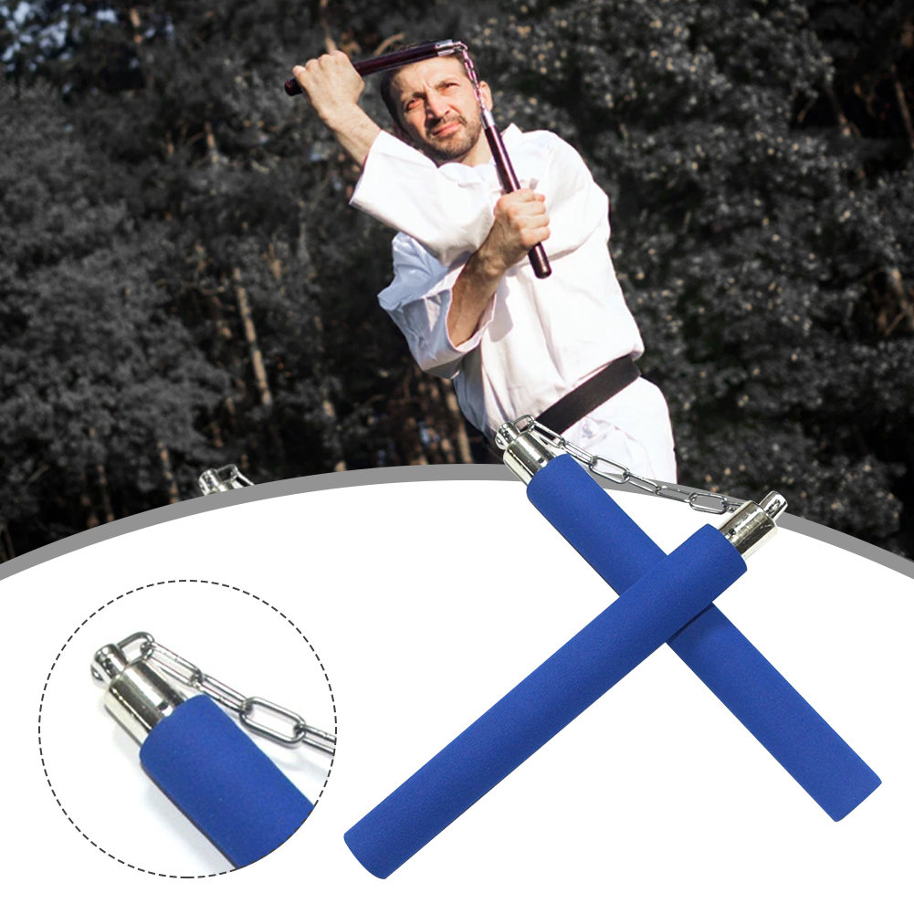 Nunchaku Safe Foam Rubber Training Nunchakus Martial Arts Nunchaku Foam Nunchucks for Kids or Adults Beginners