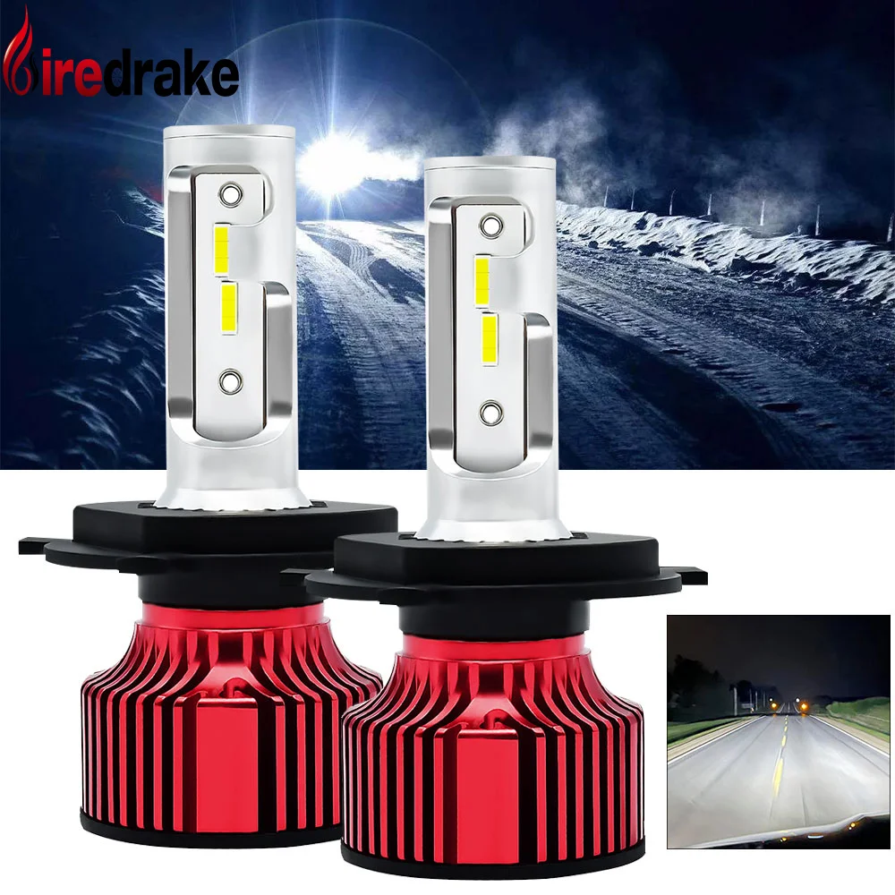 H4 LED Canbus 15000LM 150W High Power Car Headlight Bulb H1 H7 H11 9005 9006 Auto Fog Lights Turbo Headlamp 32V