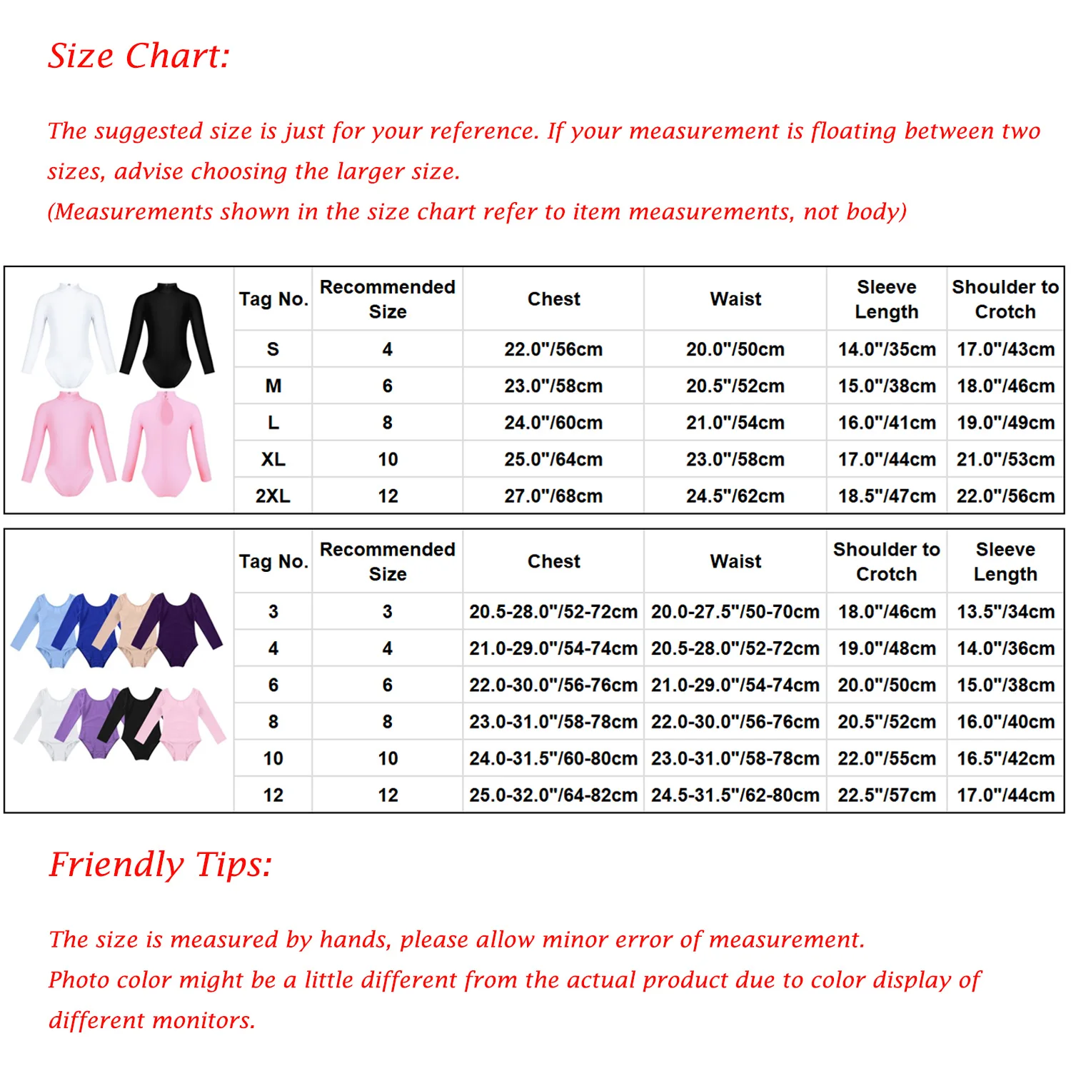 Girls Long Sleeve Gymnastics Leotard Bodysuit Mock Neck Ballet Leotard Kids Practice Stage Dance Costume