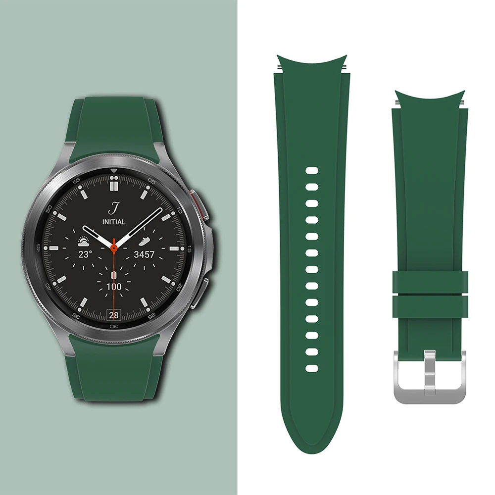 Case+Band for Samsung Galaxy Watch 4/5/6 40mm 44mm 45mm PC Hard Hollow Frame Protective Cover for Watch6 Classic 43mm 47mm Strap