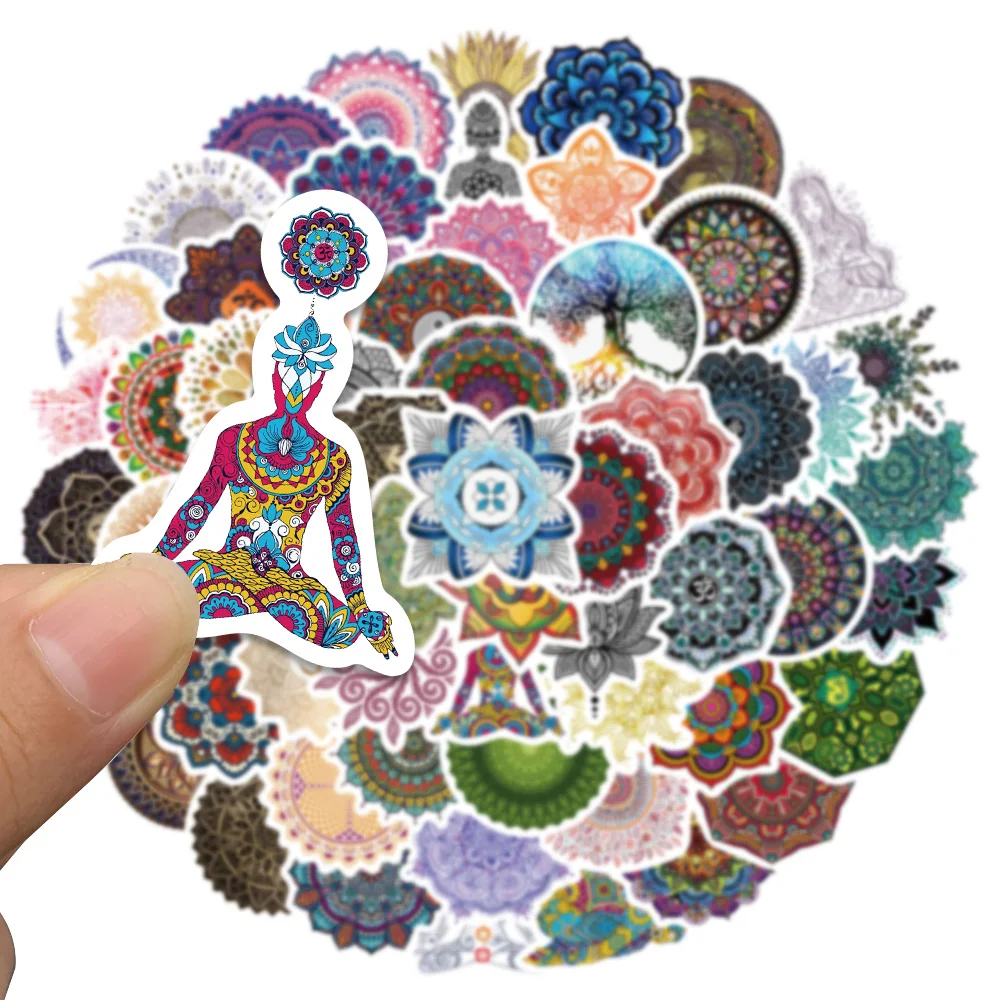 pcs Classic Mysterious Datura Flowers Vinyl Stickers For Lage Guitar Skateboard Phone Waterproof Graffiti Laptop Decals