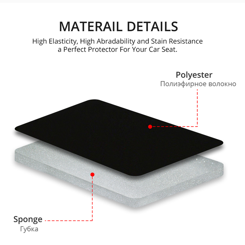 Car Seat Covers Front Pair in Black and Grey Universal Carseat Protectors for Driver and Passenger Automotive Accessories