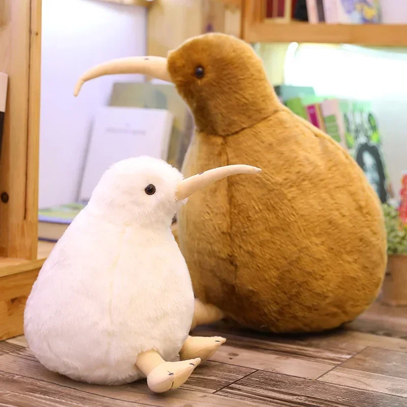 Cute Lifelike Kiwi Bird Plush Toy Soft Pillow New Zealand new Stuffed Plush Animals 2025 Kawaii Peluche Toy Gift for Boy Birthday