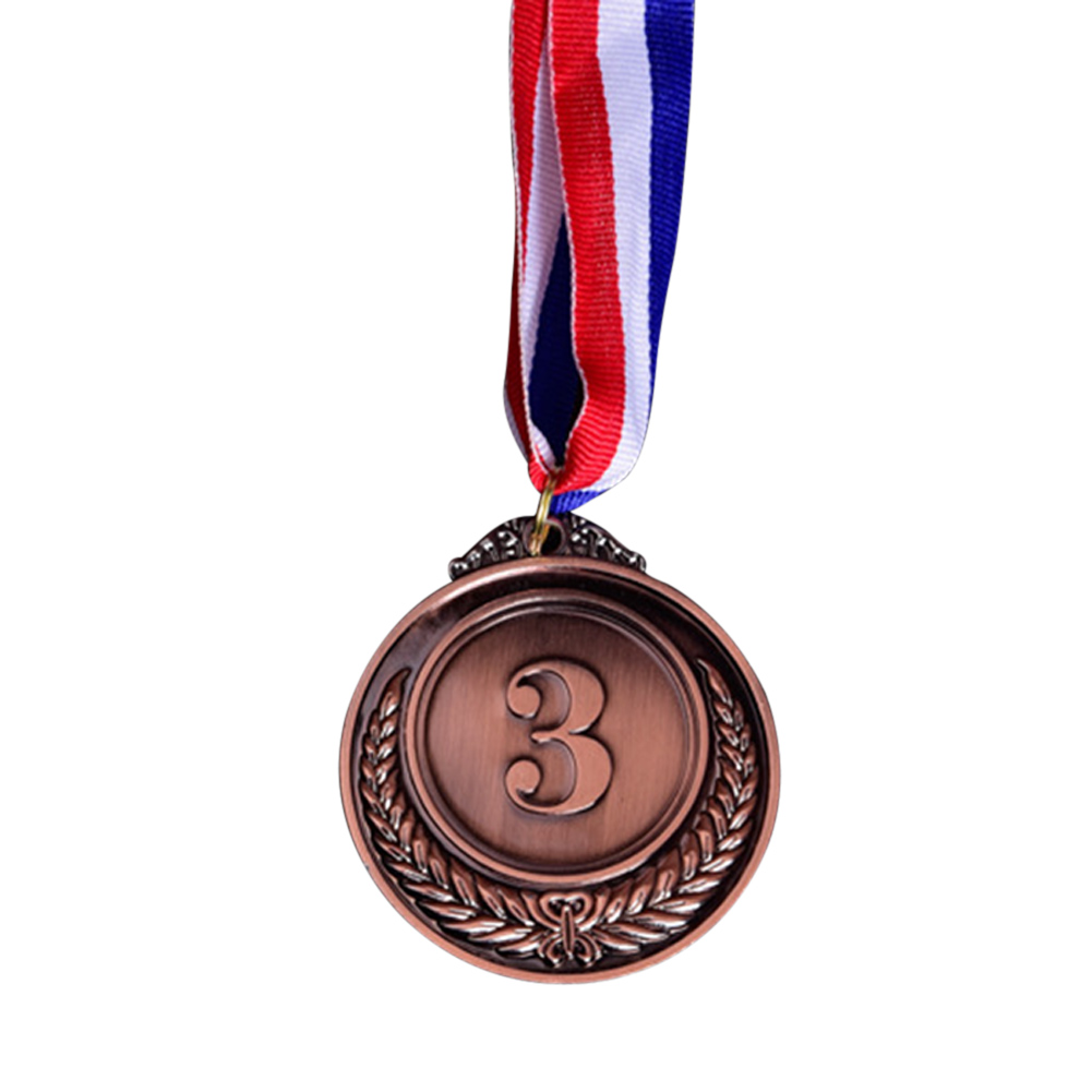 Gold Silver Bronze Award Children Medal Winner Reward Encourage Badge Competitions Prizes Outdoor Kids Games Toy School Supplies