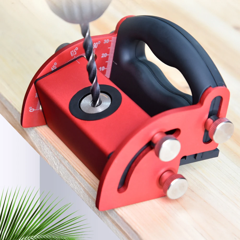 Multi-angle Pocket 2025 Hole Jig Oblique Hole Locator Drilling Tool Kit new 6/8/10/12mm Dowel Jig Aluminium Joinery Woodworker DIY Tools