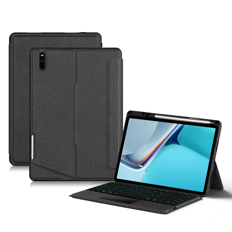 HUWEI TouchPad Backlight Keybaord Case For Huawei MatePad 11 DBY-W09 DBY-L09 2023 MatePad SE 10.4 Pro 11 10.8 Funda Cover cases