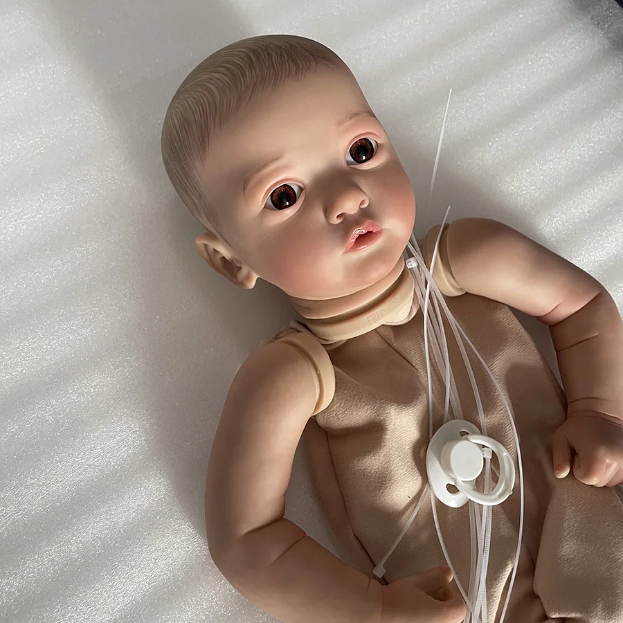 inch Finished Reborn Ayana Doll Size Already Painted Kits Very Lifelike Baby with Cloth Body Many Details Veins