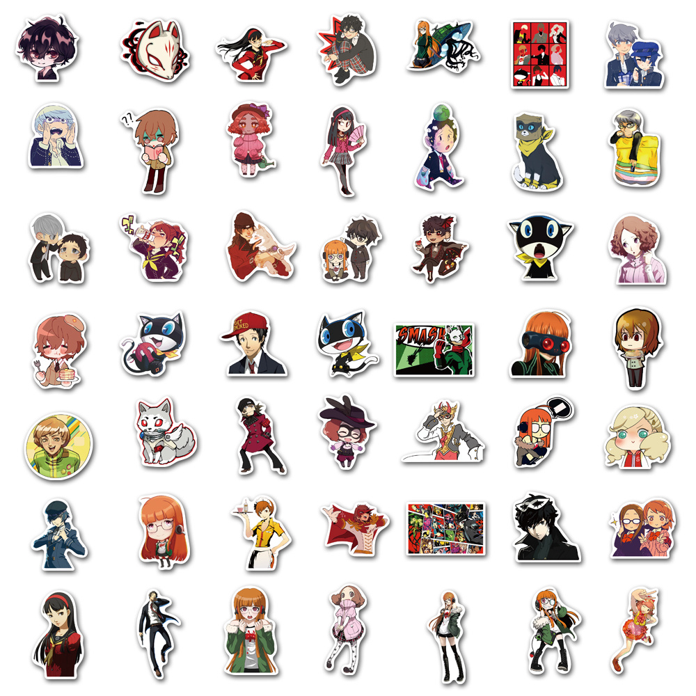 2025 50/100Pcs Persona 5 Game Stickers Waterproof Skateboard Motorcycle Guitar Lage Laptop Bicycle new Sticker Aesthetic Decals