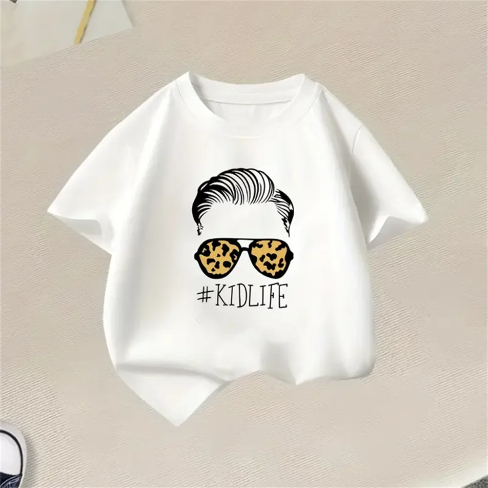 New Mother Father Kids Family Matching Outfits White Short Sleeve Mother Father and Daughter Clothes Family Look Summer Tshirts