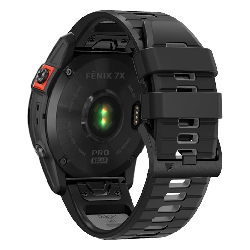 Quickfit 26mm 22mm Strap For Garmin Approach S70 47mm S62 Fenix 7X Pro 7 6X Pro 6Pro 5 5X Plus Band Silicone Wristband Bracelet