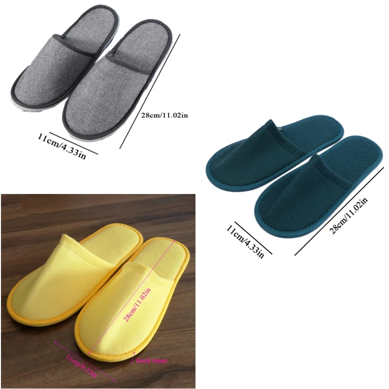 1pair Slipper Home Slippers Flip Flops Flax Slippers Bedroom House Shoes Footwear Unisex Slippers Non-slip Solid Color All-Seaon