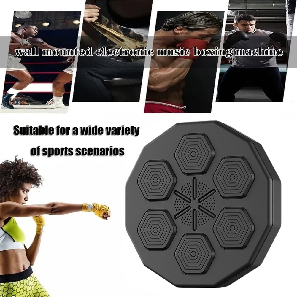 Electronic Boxing Training Target LED Light Music Boxing Machine Bluetooth Rechargeable Practice Wall Target Boxing Equipment