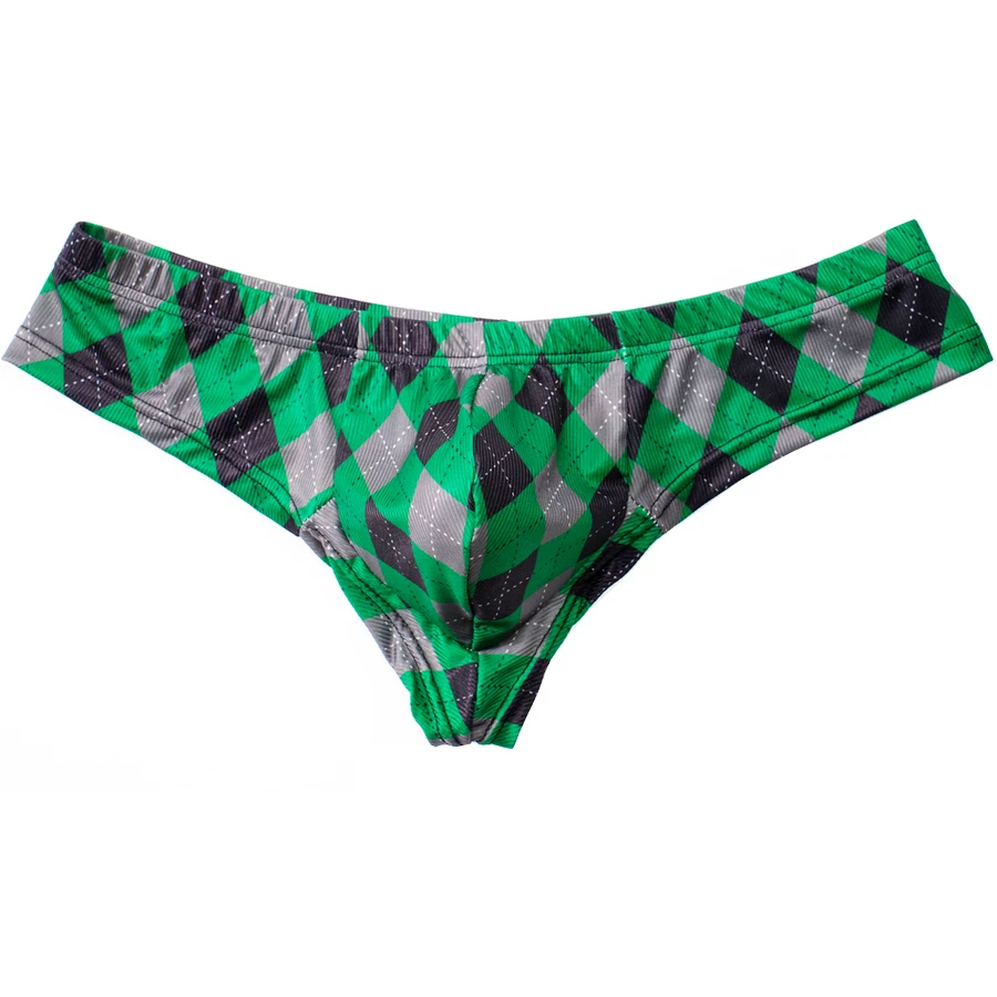 Breathable Plaid Thin Sexy Man's Underwear Briefs Quick-drying Men's Briefs Bikini Gay Underwear Men's lingerie Sexi Y32 335ab 5 35da4