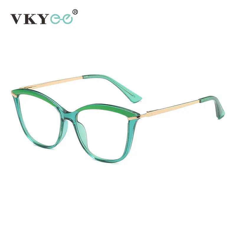 VICKY Cat Eye 2025 Anti-Blue Light Blocking Reading Glasses new Women Computer TR Alloy Lightweight Eyeglasses PFD2036