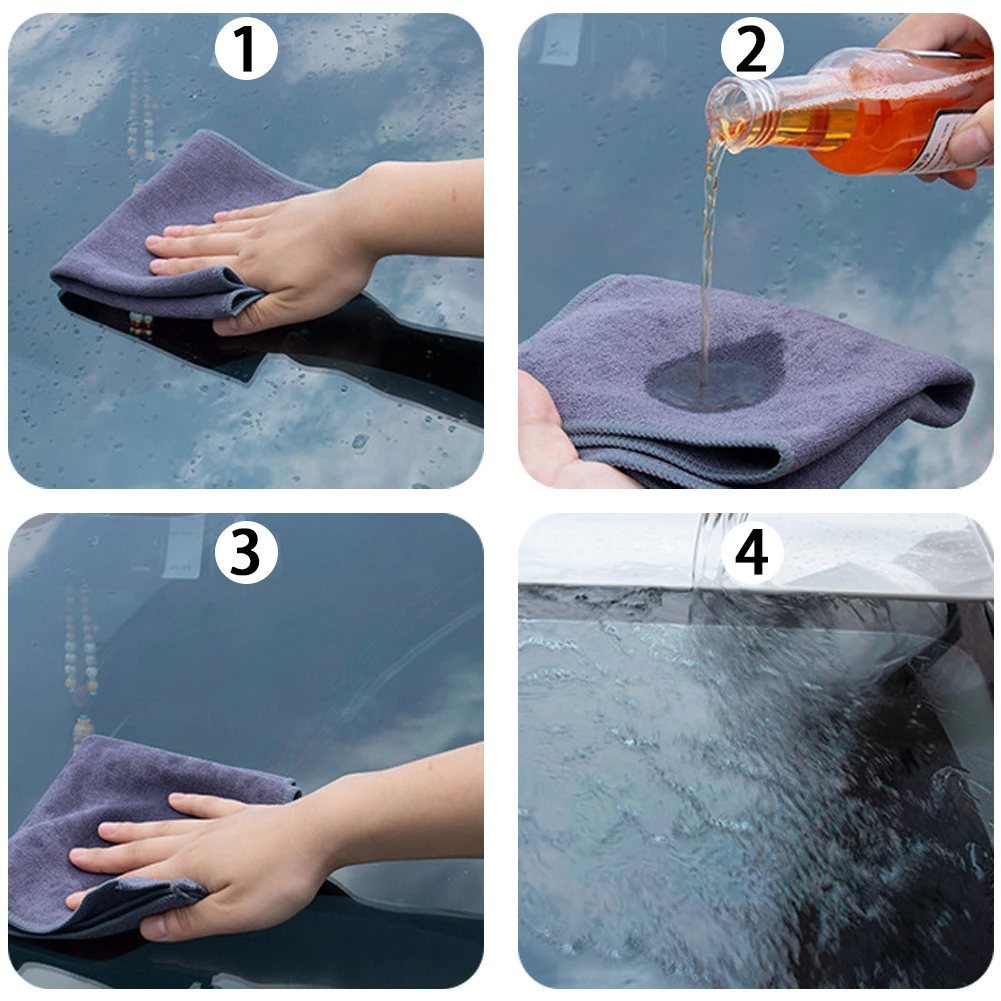 150ml Car Windshield Glass Oil Film Remover Universal Polish Glass Cleaner For Clean Water Spots Rain-Mark 1/2/4PCS