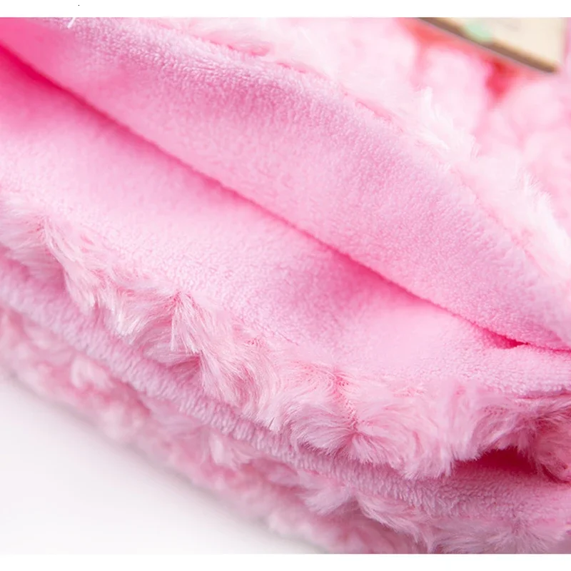 Baby Blanket Newborn Soft Rose Fleece Fluffy Baby Swaddle Wrap Thick Warm Newborn Baby Boys Girls Bedding Blanket Kids Blankets