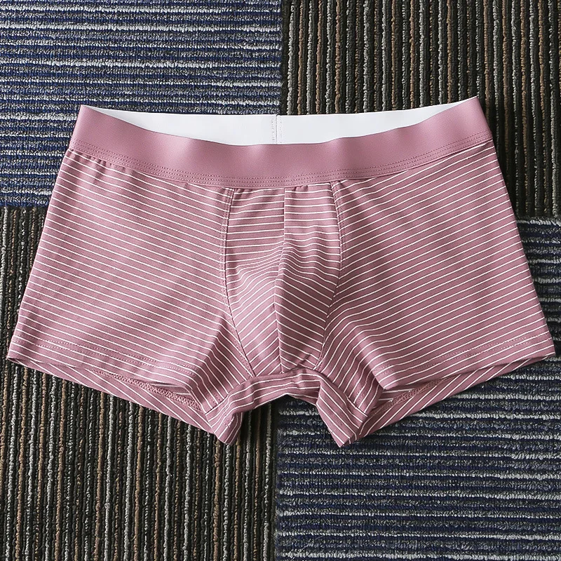 EXILIENS Striped Boxer Men Underwear Calzoncillos Slips Hombre Mens Boxers Cuecas Masculinas BoxerShorts Man Panties M-3XL 5963