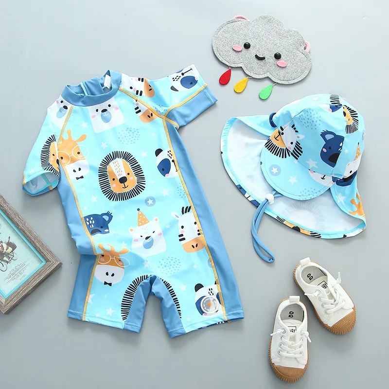 Children's Swimsuit Boys 2023 Shark UV Baby Bathing Suit Boy Kid One Piece Swimming Suit Toddler Boy Swimsuits Baby Swimwear