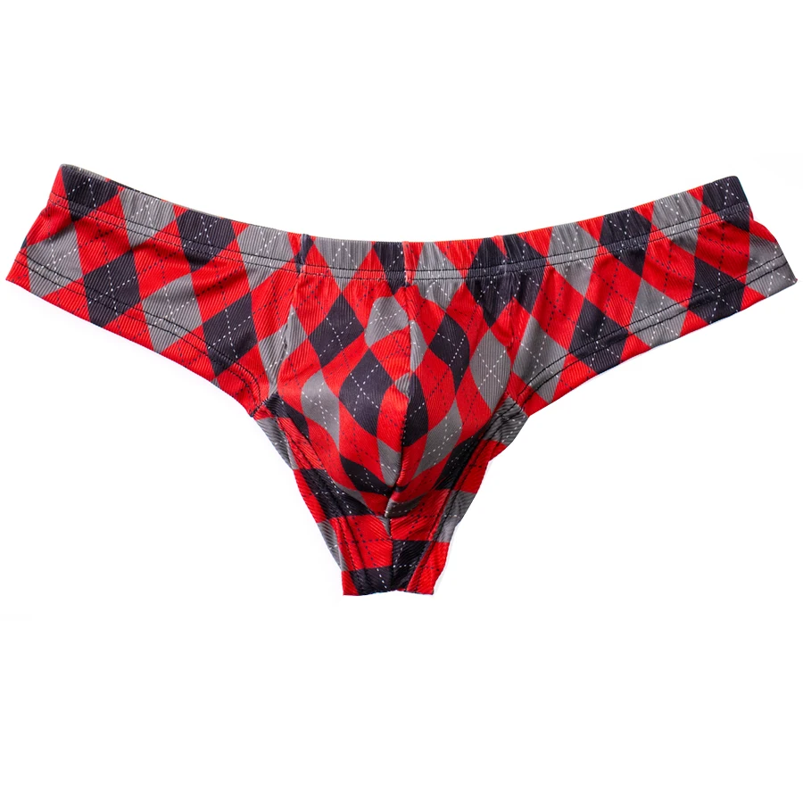 Breathable Plaid Thin Sexy Man's Underwear Briefs Quick-drying Men's Briefs Bikini Gay Underwear Men's lingerie Sexi Y32 335ab 5 35da4