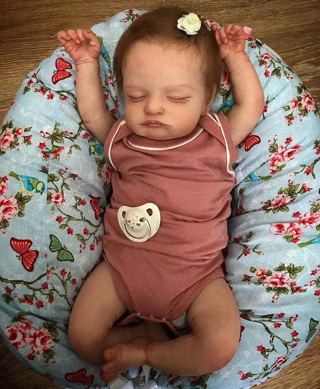 18 Inch Rosalie Lifelike 2025 Dolls Handmade Bebe Newborn Doll Painted By Artists Bebe new Reborn Girl