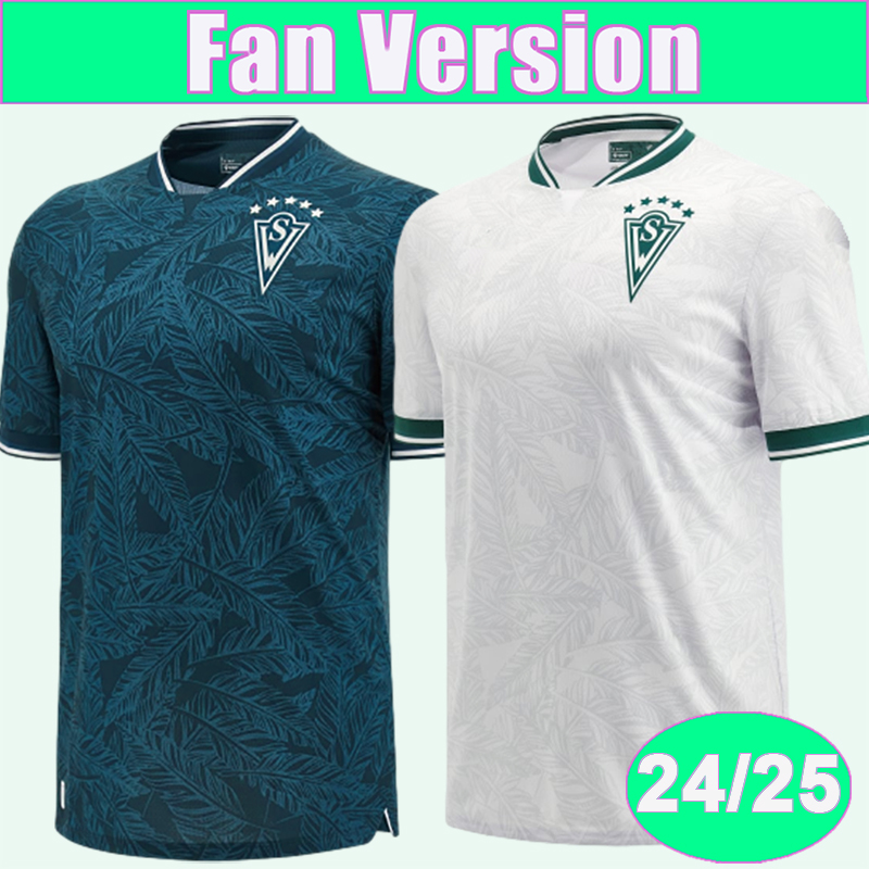 2024 25 Santiago Wanderers Mens Soccer Jerseys Home Away Short Sleeves Football Shirts