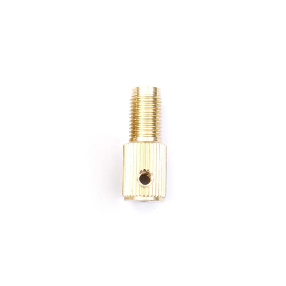 Drill Chuck Shaft Mini Brass Drill Clamp Chuck Connecting Rod M8-2/2.3/3.17/5mmElectric Motor Shaft Drill Chuck Adapter