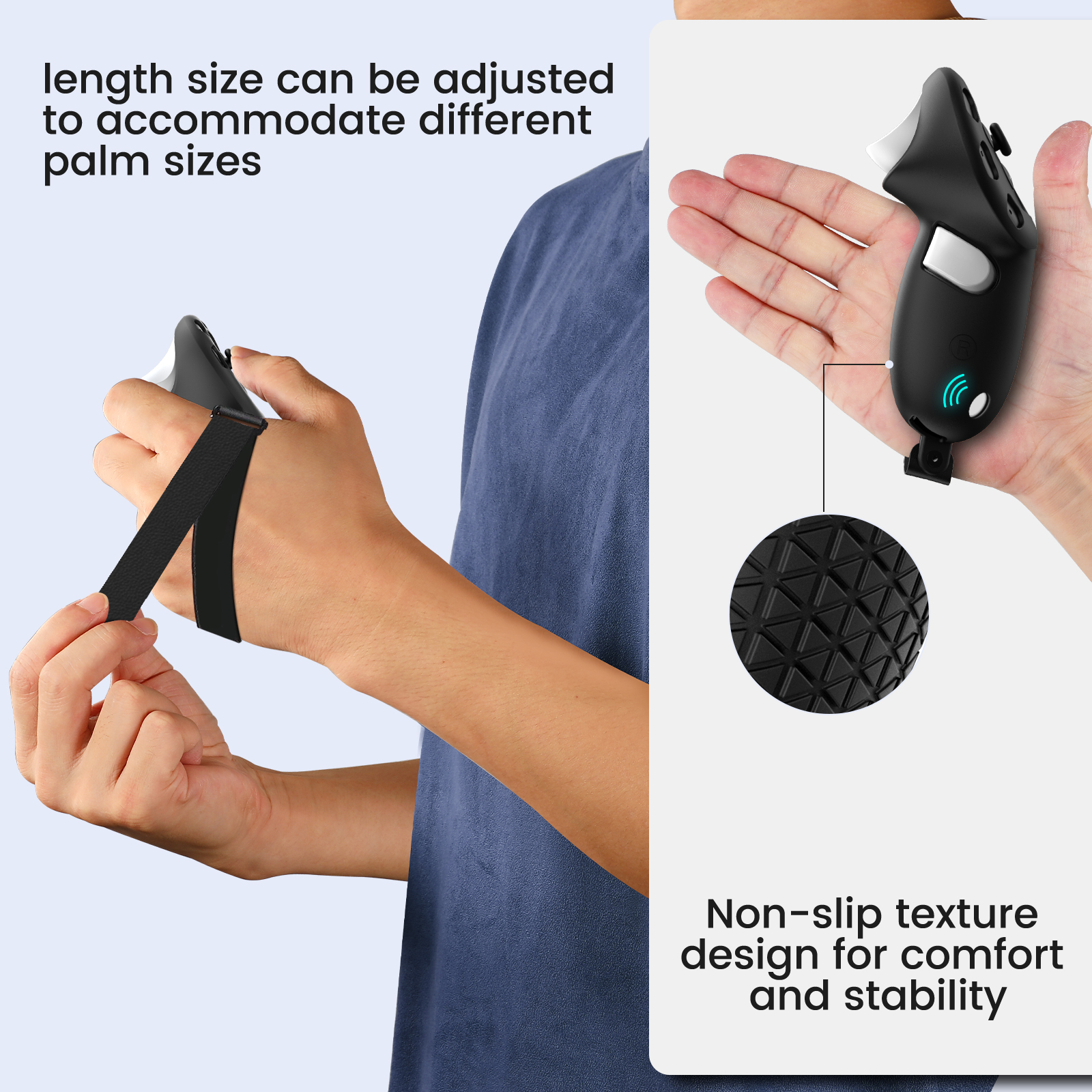 Silicone Controllers Grip Protector Left Right Sign 2 Rocker Cap VR Touch Controller Cover Skin for Meta Quest 3 VR Accessories 3dfba 7dc1a
