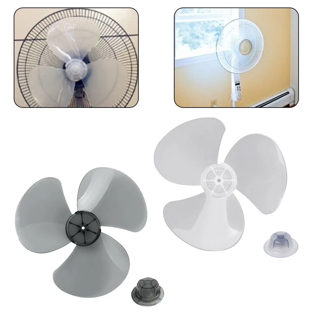 16Inch Plastic Fan Blade 3 Leaves For Standing Pedestal Floor Wall / Table Fanner Household Fan Blade Electric Fan Accessories