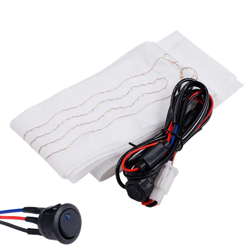 Heated Steering Wheel Cover 6 Gears Steering Wheel new Warmer 12V Heated Car Steering 2025 Wheel Protector Cover For Winter Universal Fit