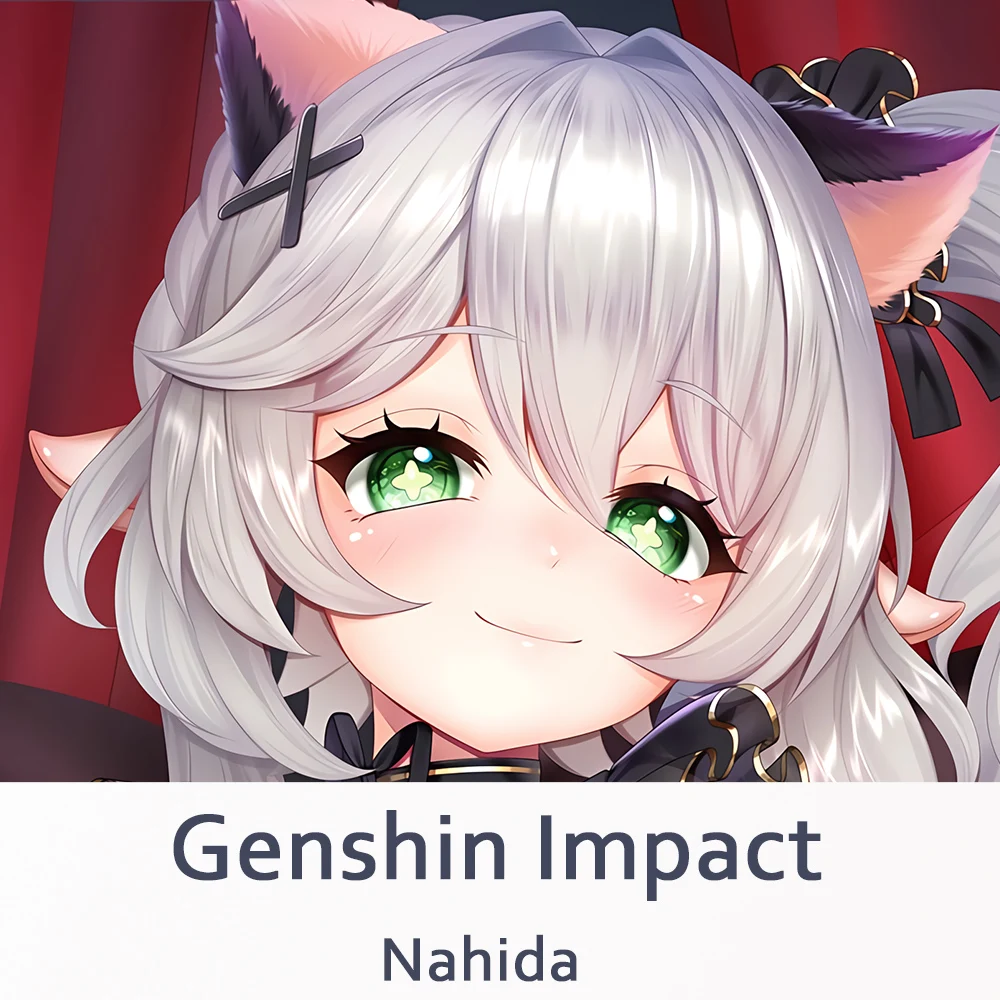 Anime Game Genshin Impact Nahida Pillowcase Pillow Case Cover Decorative Hugging Body Bedding