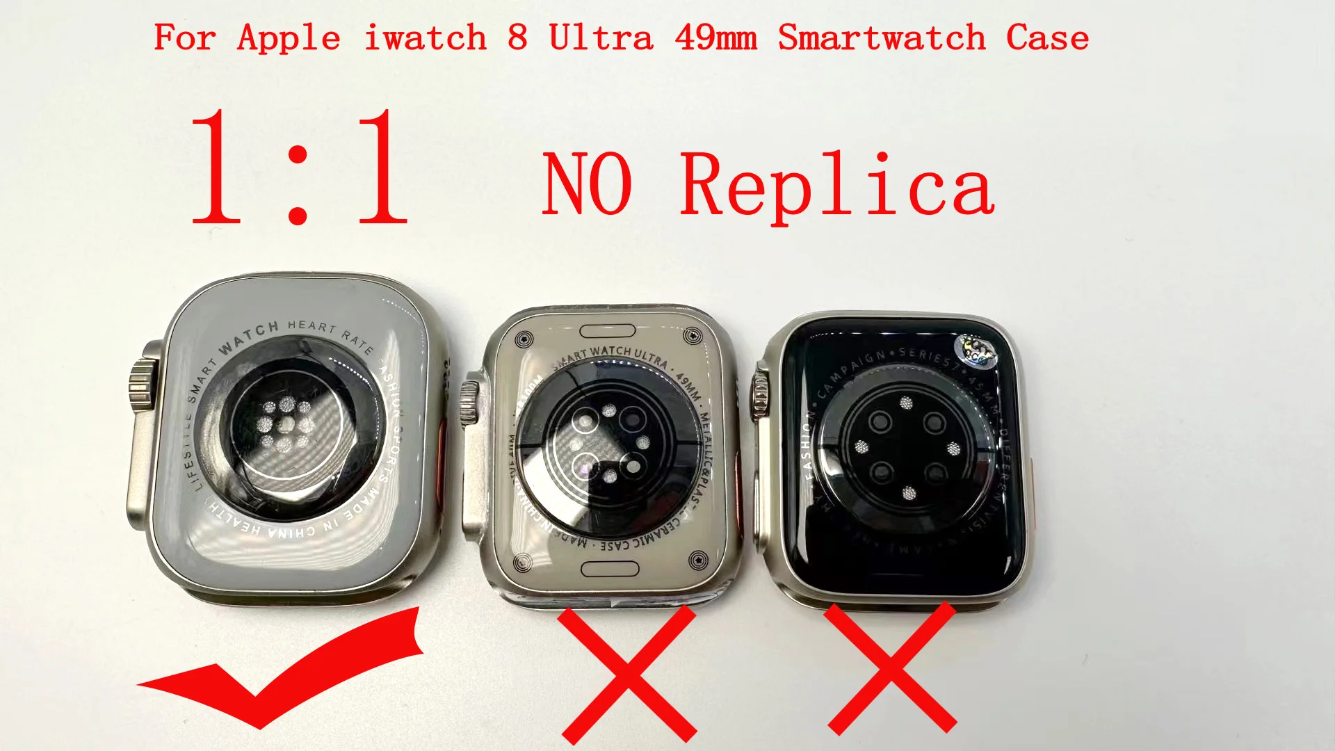 Glass+Cover For Apple Watch 8 Ultra 49mm 45mm 41mm 44mm 40mm 42mm 38mm PC Bumper Protective Case iWatch series 7 6 5 4 3 SE