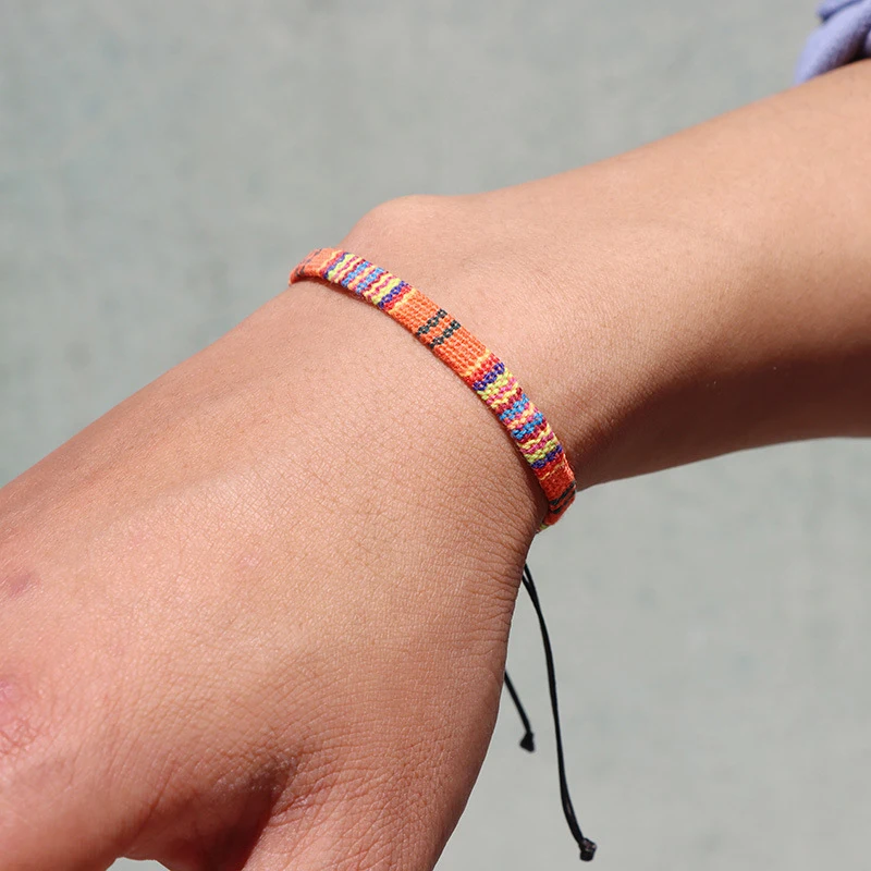 Handmade Braided Bracelet Boho Thread Multicolor Couple Bracelet for Women Men Charm Bracelet Friend Jewelry Gift New